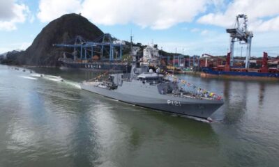 O navio poderá ser visitado com entrada livre e acesso por ordem de chegada pelo portão da VPorts