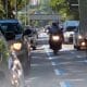 Assim como em São Paulo, a Serra estuda criar linha azul para motociclistas. Foto: Divulgação