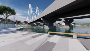 Projeção da nova Orla de Andorinhas, em Vitória. Foto: Divulgação/PMV