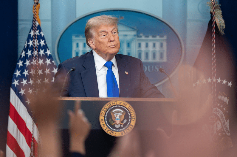Trump escreveu uma carta para o presidente brasileiro. Foto: Reprodução/Casa Branca
