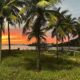 Amanhecer na Praia de Camburi, em Vitória