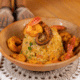Arroz Sabiá do Restaurante Dona Tereza, em Itaúnas