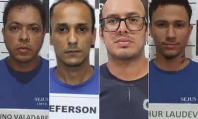 Bruno Valadares de Almeida (mandante), Eferson Ferreira Alves (logística), Arthur Neves de Barros (atirador) e Arthur Laudevino Candeias Luppi (motorista) estão presos