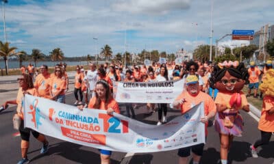 A Caminhada pela Inclusão acontece na orla de Camburi no dia 24 de agosto. Foto: Divulgação