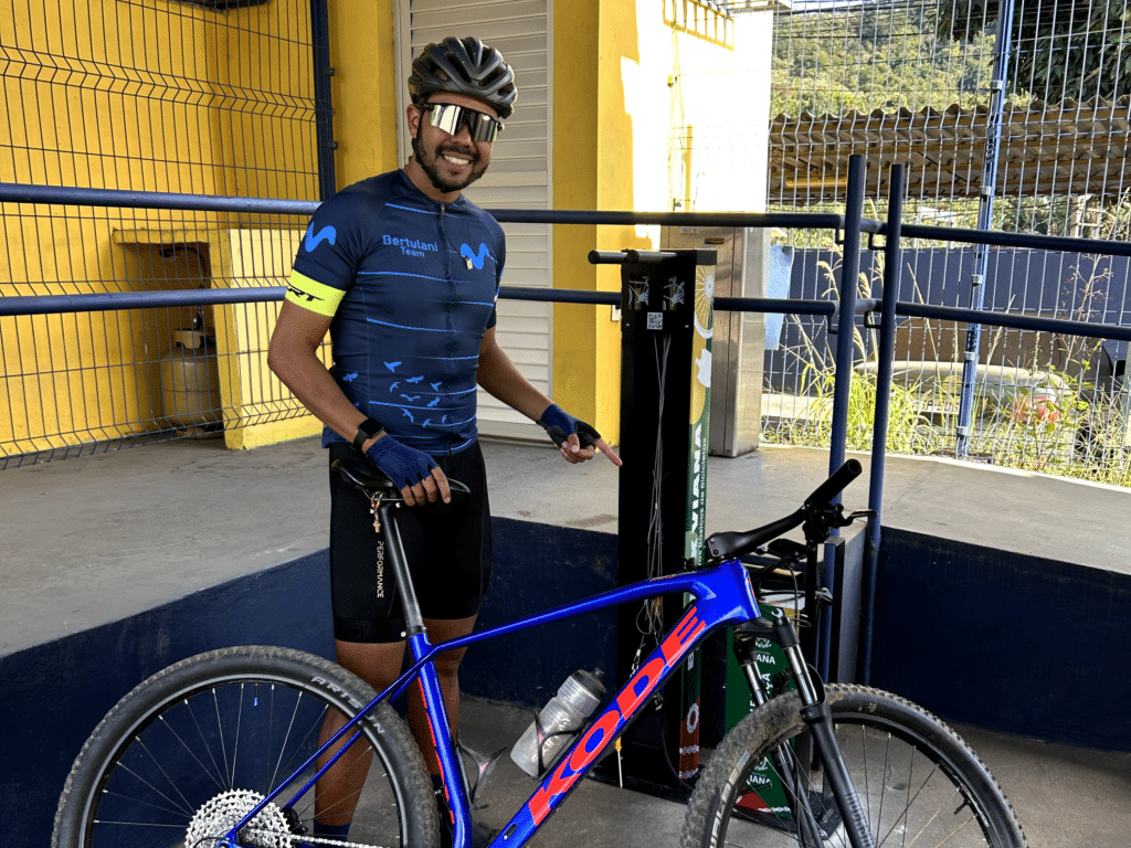 Ciclista Vinícius Bertulani aprovou a iniciativa