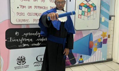 Em três anos, Armando passou do analfabetismo à conquista do diploma do Ensino Médio