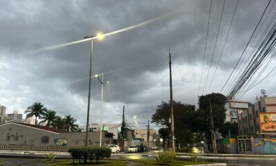 Frente fria céu nublado Jardim da Penha, Vitória