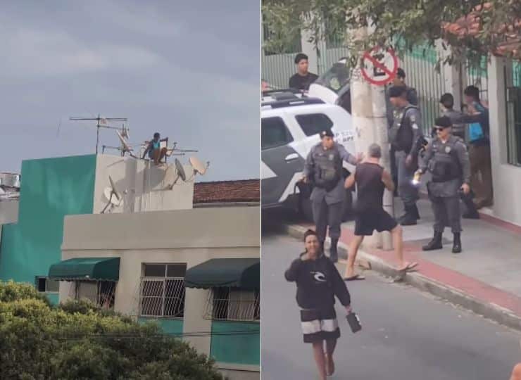 Homem foge por telhado após tentar furtar bicicletas em Itapuã, Vila Velha