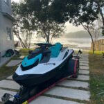 Jet ski foi apreendido em imóvel usado para promover rifas ilegais no Sul do Estado. Bem seria sorteado nos próximos dias