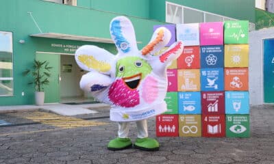 Mãozinha, mascote do Dia de Cooperar. Foto: Divulgação/Sistema OCB-ES
