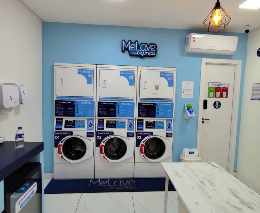 MeLave Express, empresa 100% capixaba, leva lavanderias industriais para condomínios