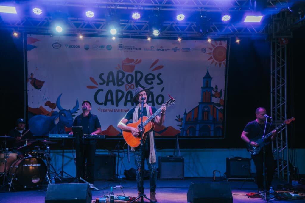 Nano Viana se apresentou no Sabores do Caparaó