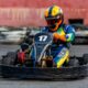 Piloto de kart no Kartódromo de Jardim Camburi, em Vitória