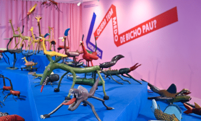 Últimos dias para visitar a exposição Quem Tem Medo de Bicho Pau e conhecer as mais de cem esculturas de Hiorlando em Vila Velha. Foto: Marcos Salles