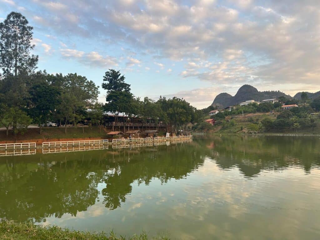 Restaurante Pesque Pague Lagoa do Vale, em Ibiraçu