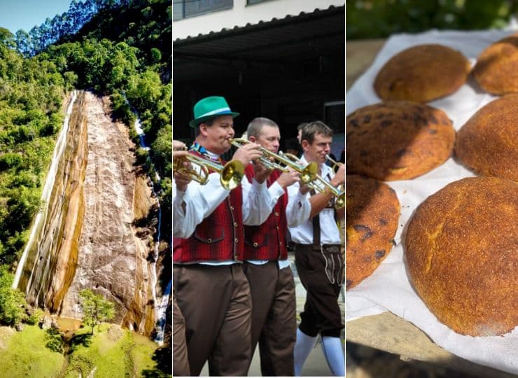 Rota dos Pomeranos em Domingos Martins reúne belezas naturais, tradições culturais e sabores típicos como o famoso “brote” pomerano