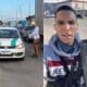 Sanderley Vargas, de 29 anos, vende café na confiança no semáforo da Avenida Carlos Lindenberg, em Vila Velha