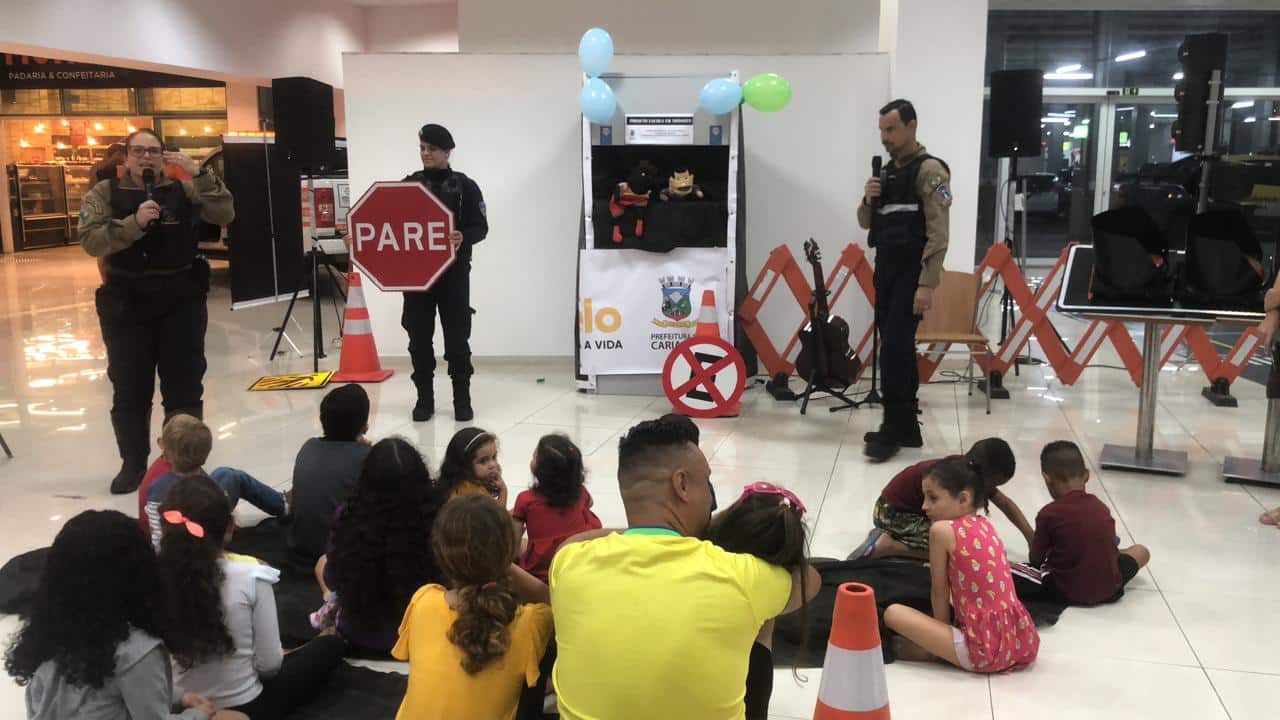Durante a Semana da Pátria, os shoppings da Grande Vitória recebem exposições de viaturas, demonstrações interativas e ações educativas. Foto: Divulgação