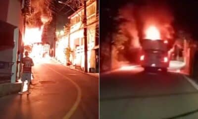 Três ônibus são incendiados e dois apedrejados na Grande Vitória