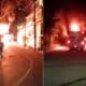 Três ônibus são incendiados e dois apedrejados na Grande Vitória