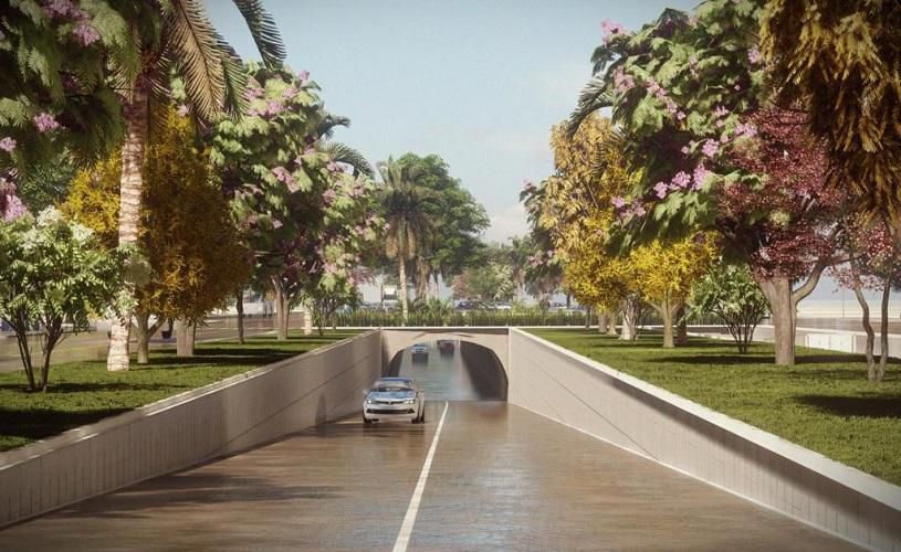Após municipalizado, trecho da BR-101 vai ganhar mergulhão, BRT e ciclovia. Foto: Divulgação (prefeitura)