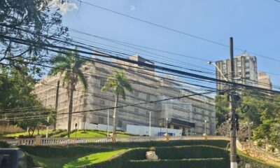 A obra de reforma da fachada do Palácio Anchieta deve ser concluída em 2026. Foto: Divulgação