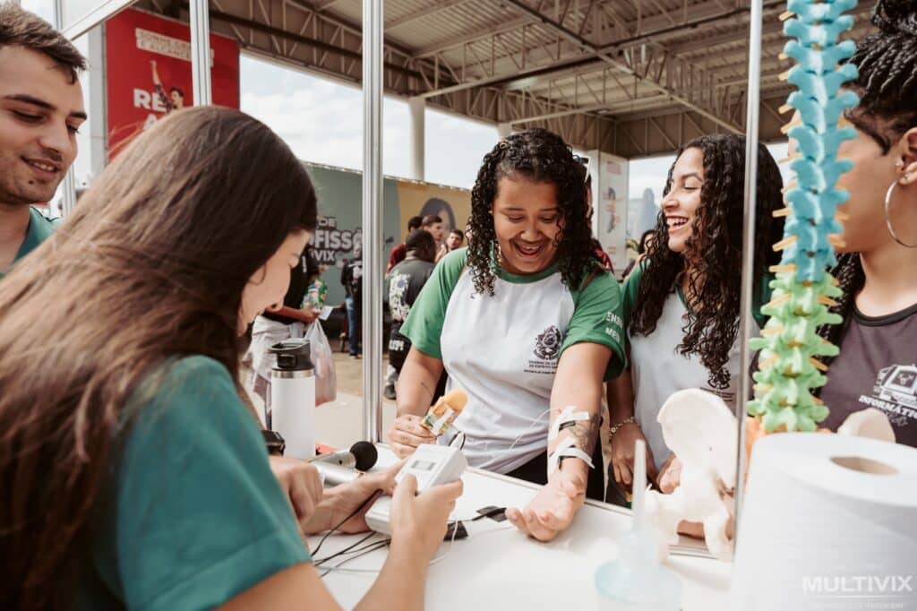 Feira de profissões acontece na Multivix. Foto: Divulgação