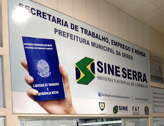 Feirão acontece no Sine da Serra. Foto: Divulgação
