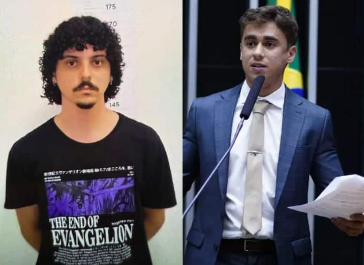 Adalto Gaigher Júnior é acusado de usar as redes sociais para ameaçar o deputado Nikolas Ferreira