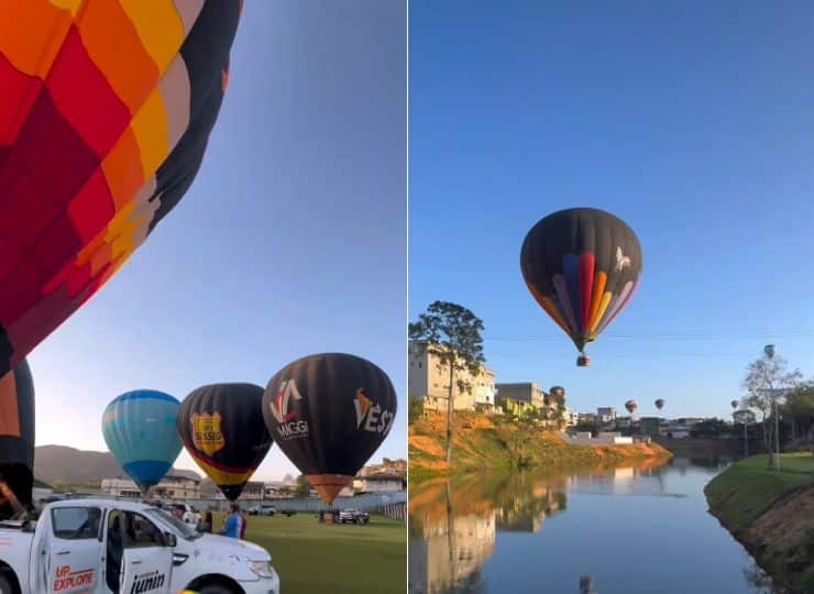 Águia Branca recebe festival inédito que une balonismo e gastronomia entre 26 e 28 de setembro