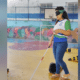 Aluna da Escola Valéria Maria Miranda participa do projeto “Eu no seu lugar”, que convida estudantes a vivenciar desafios enfrentados por pessoas com deficiência durante o Setembro Verde