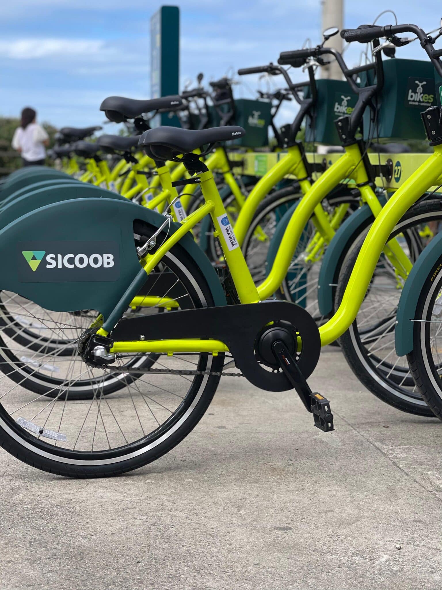 Vitória e Vila Velha recebem 180 bicicletas compartilhadas novas. Foto: Divulgação