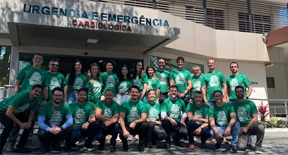 A 13ª Caminhada de Sensibilização para a doação de órgãos acontece neste sábado na Praia da Costa. Foto: Divulgação/Hospital Evangélico