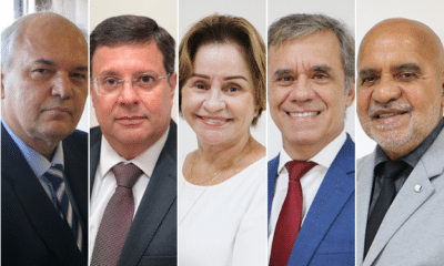 No sentido da leitura: Namyr Carlos de Souza Filho, Fernando Zardini, Janete Vargas Simões, Fernando Estevam Bravin Ruy e Willian Silva