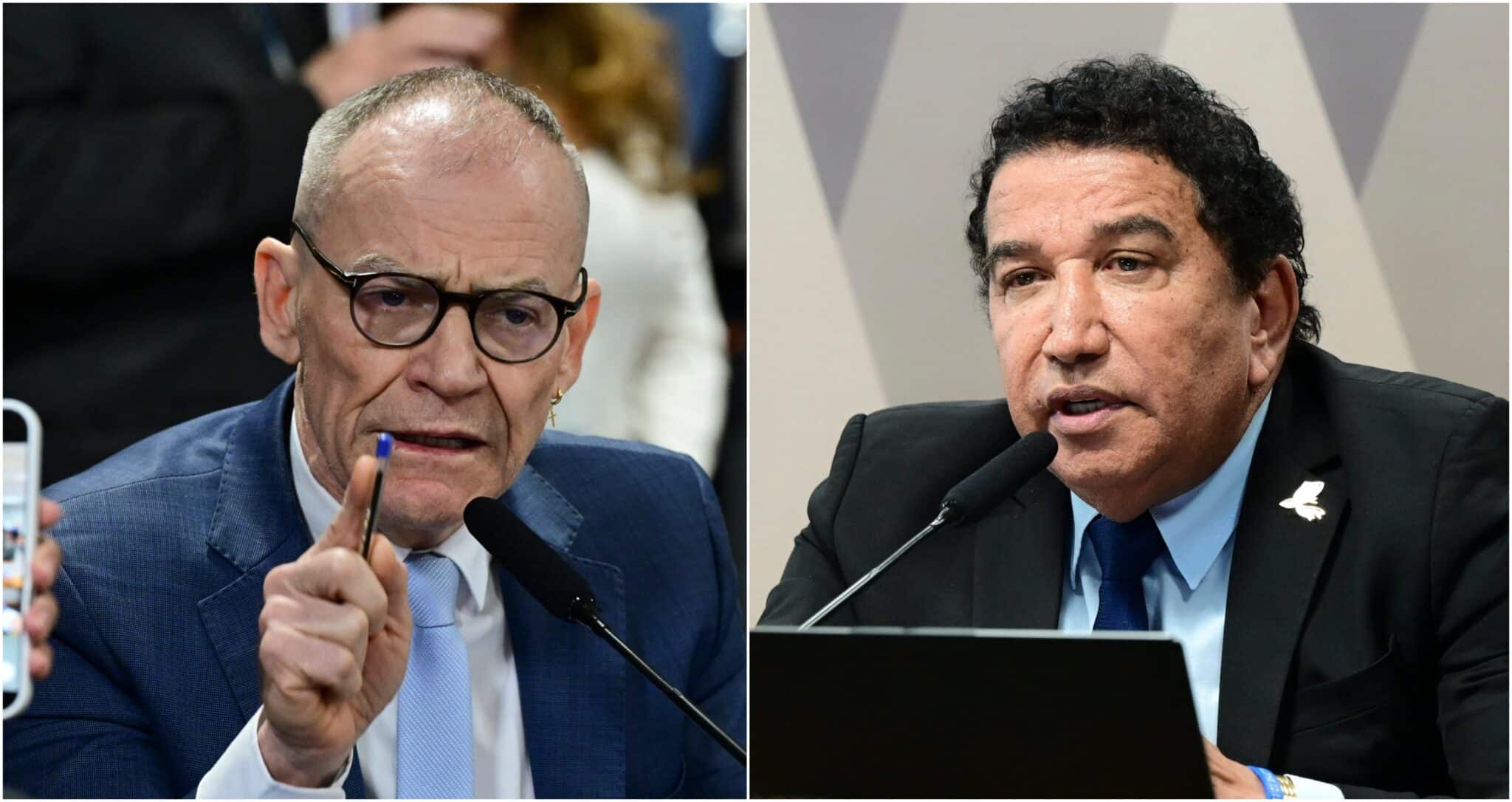 Fabiano Contarato e Magno Malta