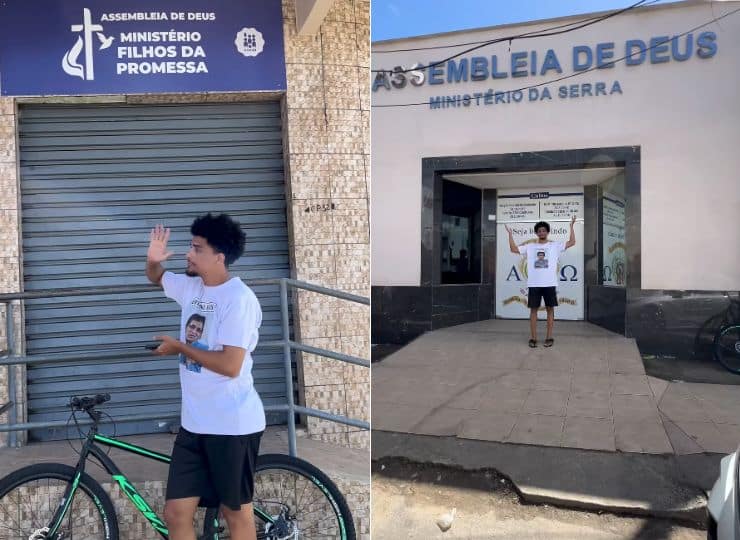 “De igreja em igreja, Josa transforma Cidade Pomar no ‘bairro mais abençoado’ da Serra em vídeo que já viralizou nas redes sociais.