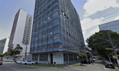 Edifício Castelo Branco, antiga sede do Tribunal Regional do Trabalho, no Centro da capital