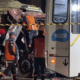 Equipes de resgate atuam após colisão entre caminhão e ônibus em Morada de Laranjeiras, na Serra, que deixou um morto e quatro feridos