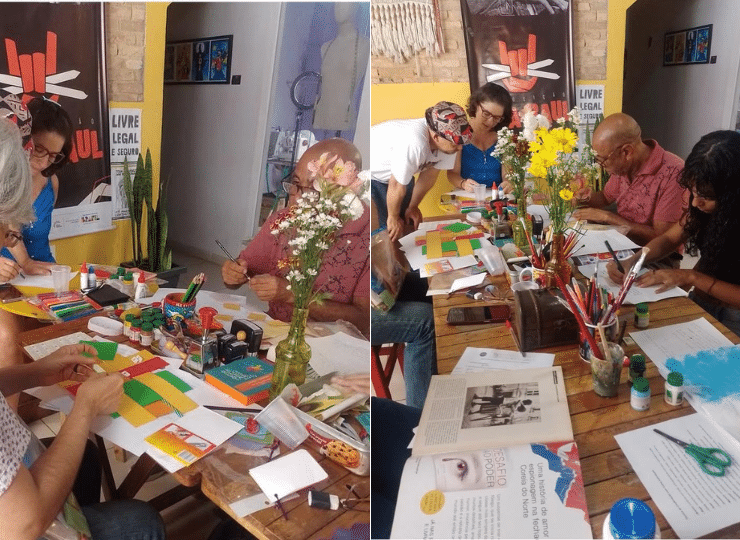 O projeto “Vitória: Fabriqueta de Escrita Criativa” promove oficinas gratuitas na Casa Porto que unem literatura e artes visuais. Foto: Divulgação