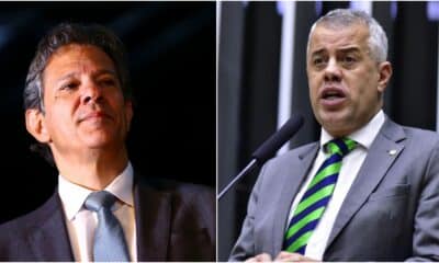 Fernando Haddad e Evair de Melo