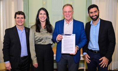 Ibef-ES entrega carta ao governador apontando desafios do ES. Foto: Divulgação