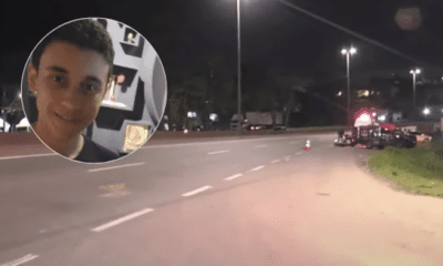 Lucas Pancini, de 16 anos, morreu atropelado ao tentar atravessar a BR-101, em Viana