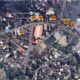 Mapa mostra o trecho interditado da Avenida Desembargador Gilson Mendonça, em Vitória, e as rotas alternativas sinalizadas para o trânsito durante as obras da Cesan