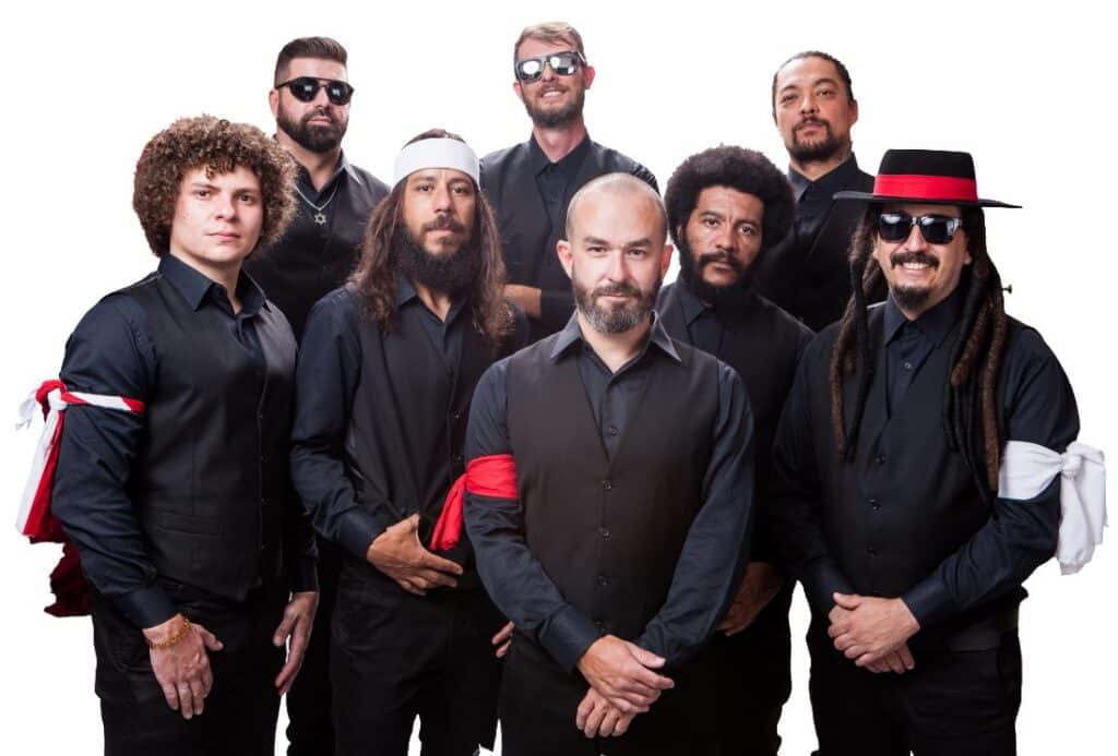 A banda Mato Seco faz tributo a Bob Marley em Manguinhos. Foto: Divulgação