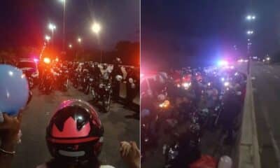 Motociclistas protestam após morte de jovem em acidente na Segunda Ponte