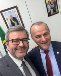 Nésio Fernandes e Helder Salomão. Foto: reprodução Facebook