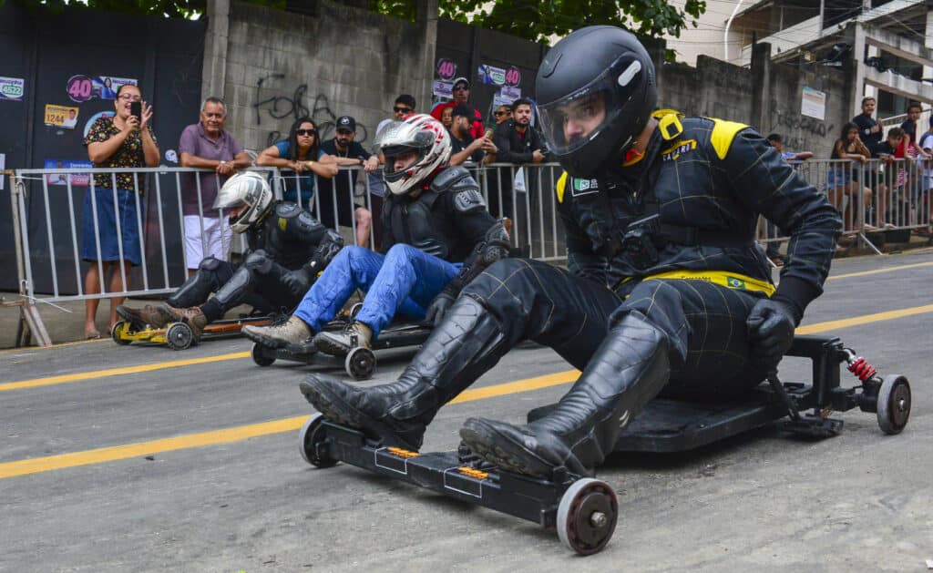 Rolimã Race no bairro da Penha, em Vitória