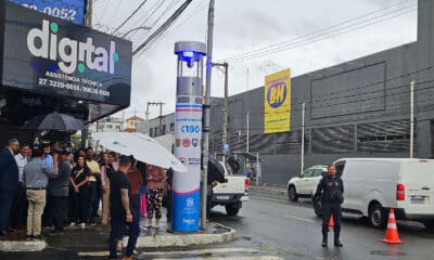 Totem de segurança no bairro Glória, em Vila Velha