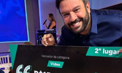 Vinícius Baptista, conquistou o 2º lugar na categoria Jornalismo em Vídeo no Prêmio Sebrae