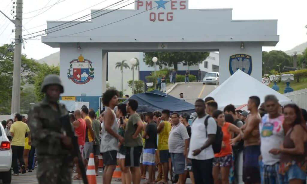 PMs entraram em greve em 2017 no Espírito Santo. Foto: Agência Brasil